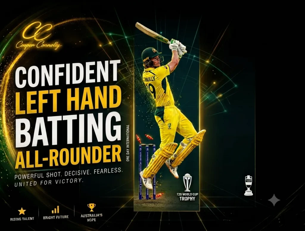 Confident Left Hand Batting