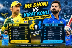 MS Dhoni vs Virat Kohli: Who Is the Better Cricketer?