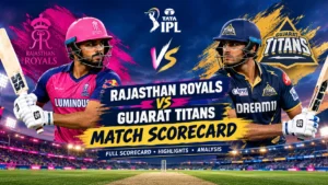 Rajasthan Royals vs Gujarat Titans Match Scorecard: Full Scorecard, Result, Highlights & Match Review