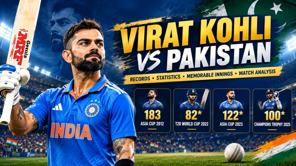 Virat Kohli vs Pakistan